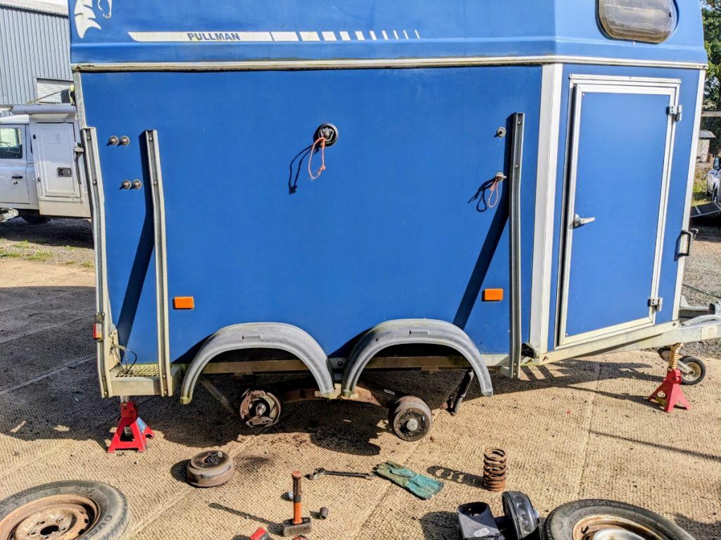 blue horse trailer repairs